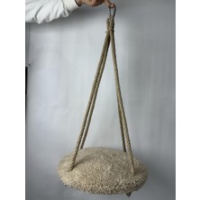 Peluş Yumuşacık Elyaf Dolgulu Yuvarlak Tabanlı Tırmalamalara Dayanıklı Jüt Ipli Kedi Salıncağı Soft Sevilen Renkler