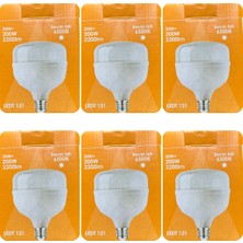 Osaka (6 Adet) 30W (200W) 6500K (Beyaz Işık) E27 Duylu (Kalın Duy) Torch LED Ampul (Yeni Model)