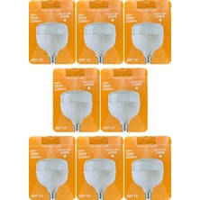 Osaka (8 Adet) 30W (200W) 6500K (Beyaz Işık) E27 Duylu (Kalın Duy) Torch LED Ampul (Yeni Model)