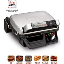 Tefal Premium Xl Döküm Izgara ve Tost Makinesi Dijital Zamanlayıcı Ayarlanabilir Termostat 2400W, Izgara & Barbekü, Çıkarılabilir Plaka, Onerous Mutfak Tartısı Hediye