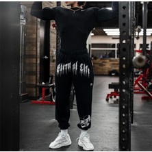 Amor Man Özel Tasarım Etern Ol Life Baskılı Ultra Rahat Ter Tutmayan Yazlık Gym Erkek Eşofman Altı