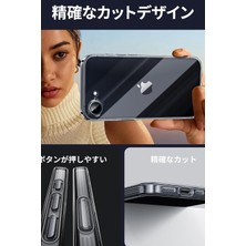 iPhone 16E Kılıf 0.7 mm Kalın Lüx Şeffaf Silikon