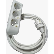 Viko 3 Lü Grub Priz Çoçuk Korumalı Ara Kablosu Uzatıcı 1.2.3.4.5....20 mt