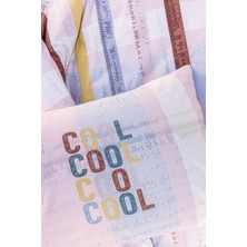 Altınbaşak  %100 Pamuk Tek Kişilik Complete Set Kapitoneli Nevresim Takımı Franco Sky