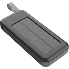 Washa 12000 mAh Solar Enerji Powerbank Yüksek Dolum