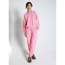 Kırmızı Kadın Oversize T-Shirt GAMI02DE25_FRAISE