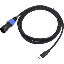 Newdv USB C - Xlr Telefon Dizüstü Bilgisayardan Xlr Amplifikat Hoparlö cm Için (Yurt Dışından)