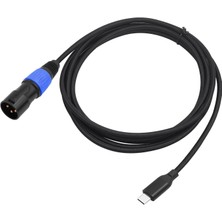 Newdv USB C - Xlr Telefon Dizüstü Bilgisayardan Xlr Amplifikat Hoparlö cm Için (Yurt Dışından)