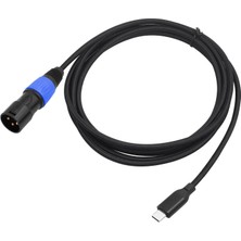 Newdv USB C - Xlr Telefon Dizüstü Bilgisayardan Xlr Amplifikat Hoparlö cm Için (Yurt Dışından)