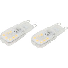 Gcp Like 10 x G9 5W LED Kısılabilir Kapsül Ampul Işık Lambalarını Değiştirin AC220-240V, Sıcak Beyaz (Yurt Dışından)