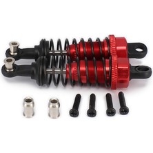 Gcp Like 2 Adet Yağ Ayarlanabilir 65MM Amortisör Damperi Rc Araba Için 1/18 Wltoys A959 A969 A979 K929 Hpi Hsp Traxxas Losi Tamiya, Kırmızı (Yurt Dışından)