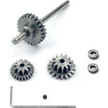 Gcp Like Metal Şanzıman Dişlisi D Ekseni Şanzıman Çelik Dişliler Seti Wpl D12 1/10 Rc Araba Yükseltme Parçaları Aksesuarları (Yurt Dışından)