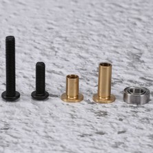 Gcp Like Alüminyum Bilyalı Rulman Krank Direksiyon Montaj Bağlantı Seti Tamiya TT02 Tt-02 TT-02D 1/10 Rc Drift Araba Parçaları,1 (Yurt Dışından)