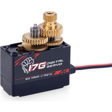 Gcp Like 17G 3.5 kg Metal Dişli Dijital Servo ve Metal Servo Kol S0017M Wpl C14 C24 Mn D90 MN99S Rc Araba Yükseltme Parçaları, 4 (Yurt Dışından)