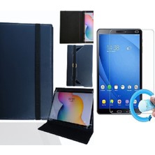 Samsung Galaxy Tab A P580 10.1" Tablet Uyumlu Standlı Tablet Kılıfı + Nano Ekran Koruyucu