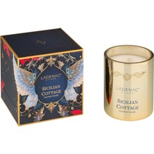 Ladenac Milano Sicialian Cottage Altın Cam Mum 330 gr
