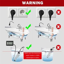 Richard 2500W Daldırma Isıtıcı, Havuz Isıtıcı Otomatik Zamanlayıcı, Güvenli Havuz Isıtma Daldırma Isıtıcı, Ev Seyahati Için Mükemmel Ab Tak (Yurt Dışından)
