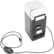 Richard USB Mini Buzdolabı Soğuk Damla Nakliye Dondurucu USB Mini Buzdolabı Araba Siyah Için Küçük Taşınabilir Soda Mini Buzdolabı (Yurt Dışından)