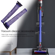 Dyson V8 Ön Filtre + Hepa Sonrası Filtre Için 2 Paket Değiştirme, Ön Filtre Için Uyumlu Dyson V7 V8 Hayvan Mutlak Kablosuz Elektrikli Süpürge # DY-96566101 Son Filtre DY-96747801 (Yurt Dışından)
