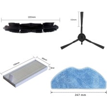 Richard Hepa Filtre Paspas Bezi 360 S8 /s8 Plus/tcl Sweeva 6000 6500 Robotlu Süpürge Yedek Parça Aksesuarları (Yurt Dışından)