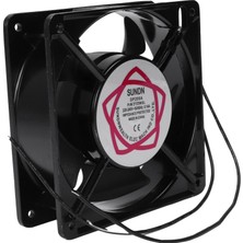 Richard 120X120X38MM 5 Bıçaklı Metal Çerçeve Eksenel Akış Soğutma Fanı Ac 220/240V 0.14A 22W (Yurt Dışından)