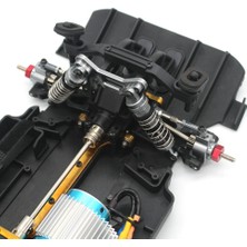 Gcp Like Wltoys 104072 1/10 Rc Araba Yükseltme Parçaları Aksesuarları Için Metal Ön ve Arka Şok Kulesi Kurulu, 3 (Yurt Dışından)