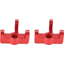 Gcp Like Wltoys 144001 1/14 Rc Araba Yedek Parçaları Alaşımlı Alüminyum Direksiyon Kupası Ön Tekerlek Koltuğu Direksiyon Göbeği, Kırmızı (Yurt Dışından)