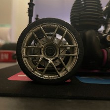 Gcp Like 4 Adet Metal Fren Diski Jant Kutusu Metal Altıgen Adaptör 12MM 1/10 Sakura D4 On-Road Yarış Rc Araba Parçaları, Altın (Yurt Dışından)