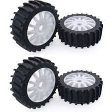 Gcp Like 4 Adet 120MM Kar Kum Kürek Lastik Jant Lastiği 17MM Hex 1/8 Arrma Traxxas Redcat Takımı Losi Hpı Hsp Baja Rc Araba, Beyaz (Yurt Dışından)