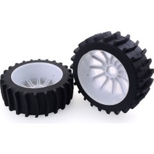 Gcp Like 4 Adet 120MM Kar Kum Kürek Lastik Jant Lastiği 17MM Hex 1/8 Arrma Traxxas Redcat Takımı Losi Hpı Hsp Baja Rc Araba, Beyaz (Yurt Dışından)