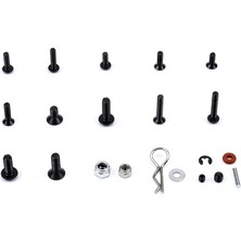 Gcp Like 500 Adet Rc Araba Vidaları Kiti M3 M4 Altıgen Vidalar Somun Kabuğu Toka Rc Tamir Aracı Seti Traxxas Arrma 1/8 -1/16 Ölçekli Rc Arabalar (Yurt Dışından)
