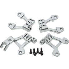 Gcp Like SCX10 90046 1/10 Simülasyon Tırmanma Araba Metal Yükseltme Parçaları Şoka Dayanıklı Bağlantı Koltuğu, Siyah (Yurt Dışından)
