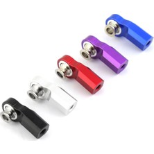 Gcp Like 10 Adet Metal M3 Alüminyum Bağlantı Rot Ucu Rotil 1/10 Rc Araba Paletli Eksenel SCX10 D90 D110 CC01 Yarış, Siyah (Yurt Dışından)
