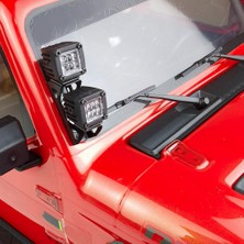 Gcp Like Modifiye Far Spot Araba Üst Işıklar Tampon Işıkları Eksenel SCX10 Jeep Traxxas Trx4 Trx6 1/10 Rc Paletli Araba, D Siyah (Yurt Dışından)