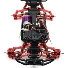 Gcp Like Wltoys 104009 104016 104018 12401 12402-A 12404 12409 Yükseltme Parçaları Için Metal Ön Direksiyon Bloğu Direksiyon Kupası, Kırmızı (Yurt Dışından)