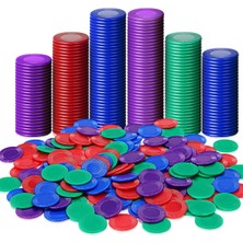 Gcp Like 400 Parça Plastik Poker Cips Oyun Cipsleri 4 Renk Sayaç Kartı Oyun Oynamak Için Sayma Bingo Oyun Cips Kartı, 1 (Yurt Dışından)