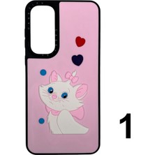 Nettech Samsung Galaxy A55 Uyumlu Casetify Kabartmalı Arka Koruma Kılıf