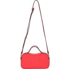 U.S. Polo Assn. Çapraz Askılı Kadın Çanta Kırmızı Us25270
