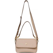 U.S. Polo Assn. Çapraz Askılı Kadın Çanta Bej Us25126