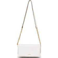 U.S. Polo Assn. Çapraz Askılı Kadın Çanta Beyaz Us25129