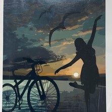 5d Yapışan Boncuk Goblen Mozaik Tablo Pano 40 x 50 cm 77530