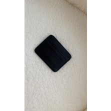 Damla Cılız Erkek Suni Deri Kartlık Siyah