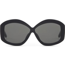 Cerruti 1881 Cr 80059 C1 Oval Siyah - Kristal Kadın Güneş Gözlüğü