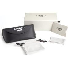 Cerruti 1881 Cr 80059 C1 Oval Siyah - Kristal Kadın Güneş Gözlüğü