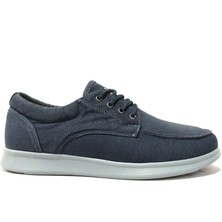 Dakır's Gri Füme Bağcıklı Keten Sneakers Spor Ayakkabı
