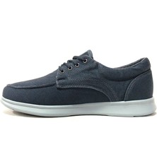 Dakır's Gri Füme Bağcıklı Keten Sneakers Spor Ayakkabı
