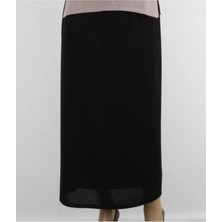 Ece Giyim Nergis Astarlı Lastikli Bedenli Çan Etek