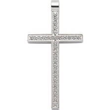 Energetix Swarovski Kristalli Haç Formlu Manyetik Kolye Ucu