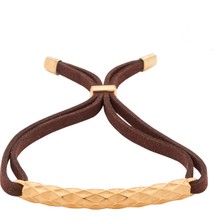 Orta Elementli Kahverengi Manyetik Bileklik