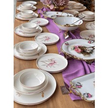 Rossev Yemek Takımı Modern Violet 57 Parça 12 Kişilik
